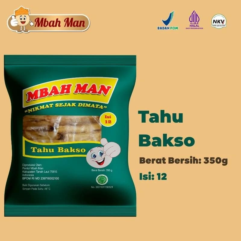 Tahu Bakso 350gr